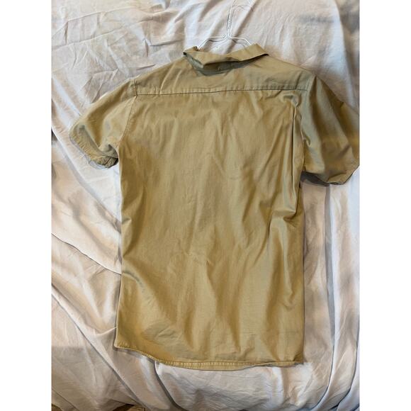 Heavy Cotton/Denim Brown Work Shirt - Picture 3 of 3